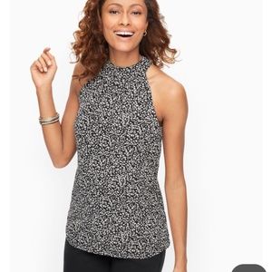 Talbots back tie animal print‎ halter top. Worn 1x